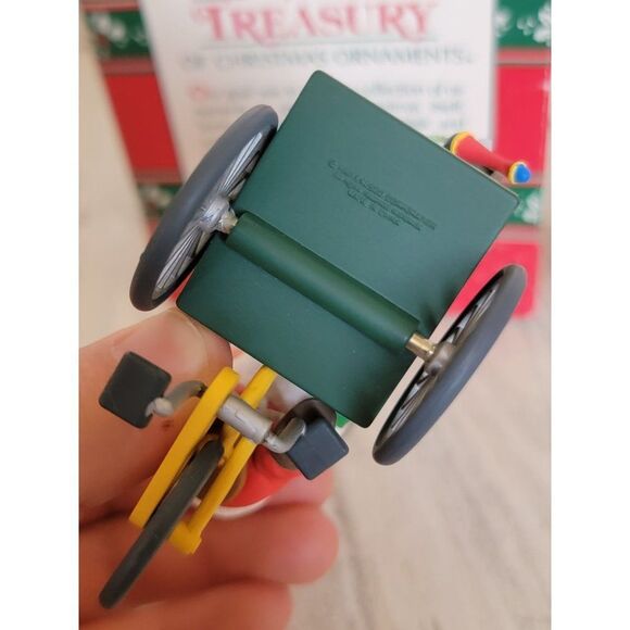 Enesco peddle pushin' Santa 1991 ornament Xmas - Picture 5 of 5